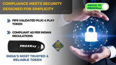 Business News | Pagaria Group Unveils Empanelment Of ProxKey USB Token With Certifying Authorities in India