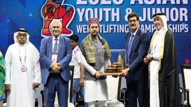 Sports News | Anurag Thakur Inaugurates Asian Youth and Junior Weightlifting Championships Being Hosted in India for First Time