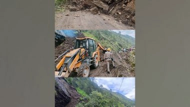 India News | Uttarakhand: Gangotri-Yamunotri National Highway Blocked Due to Falling Debris and Landslides