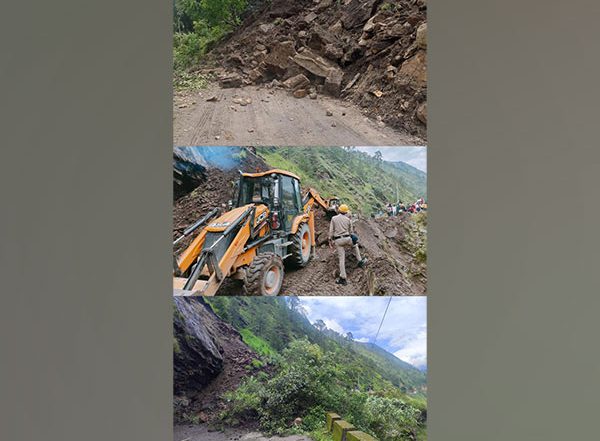 India News | Uttarakhand: Gangotri-Yamunotri National Highway Blocked Due to Falling Debris and Landslides