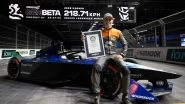 Business News | Formula E Car Hits 218 KM/H Top Speed Indoors To Smash Guinness World Records Title