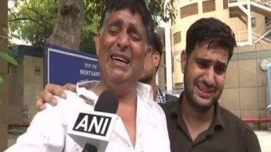 India News | Malviya Nagar Murder: Deceased's Father Breaks Down, Demands Death Penalty for Accused