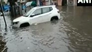 India News | Heavy Rainfall Wreaks Havoc in Jaipur, Traffic Hits, Markets Under Water