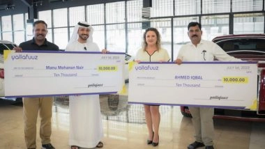 Business News | Dubai-based YallaFuuz Prize Draw Success: Two Indians Win Big on Global Initiatives