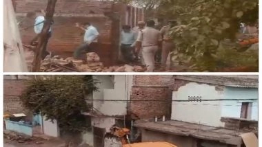 India News | Madhya Pradesh: District Administration Demolishes House of Satna Rape Accused