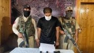 India News | J-K: Police Arrest 'hybrid Terrorist' in Srinagar; Arms, Ammunition Recovered