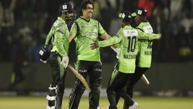 Sports News | Hazratullah Zazai Leads Durban Qalandars to Historic First Zim Afro T10 Title Win 
