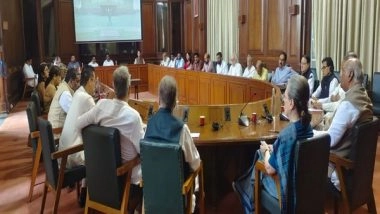 India News | Opposition MPs Brief INDIA Floor Leaders in Parliament on Manipur Situation