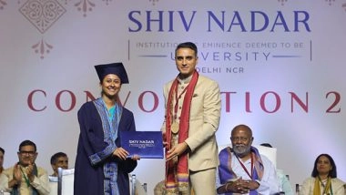 Business News | Shiv Nadar Institution of Eminence Celebrates Ninth Convocation
