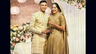 Sahal Abdul Samad and Reza Farhat Wedding: Indian Men's Football Team Star Ties Knot With Badminton Player