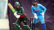 Marufa Akter, Rabeya Khan Star As Bangladesh Women Beat India Women for the First Time in ODIs, Take 1&ndash;0 Series Lead