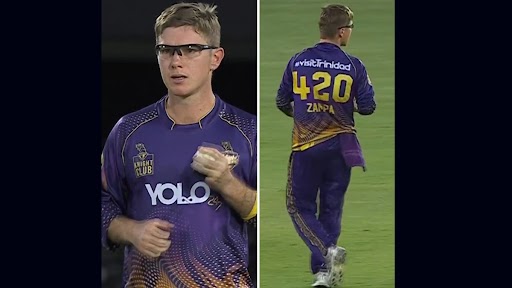 Adam Zampa Wears Jersey No 420 for Los Angeles Knight Riders in MLC 2023, Fans React