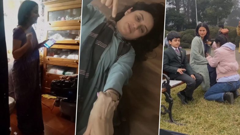 Adhura: Rasika Dugal Drops BTS Moments From the Sets of the Supernatural Thriller Series on Instagram (Watch Video)