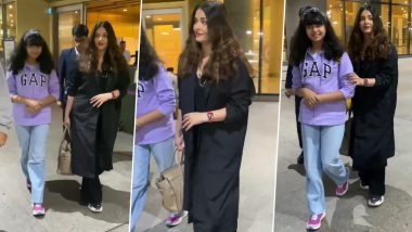 Netizens Troll Aishwarya Rai Bachchan’s Airport Look, Label Actress’ Style As ‘Disaster’ (Watch Video)