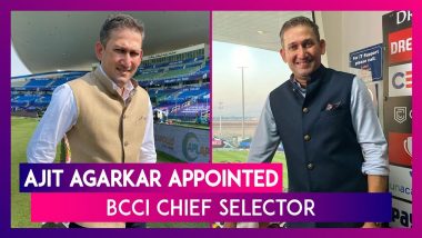 Ajit Agarkar Appointed By BCCI As Chairman Of Team India’s Senior Men’s Selection Committee