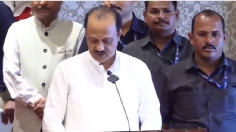 Ajit Pawar Sworn-In As Maharashtra Deputy CM for Third Time in 3 Years, ‘Splits’ NCP