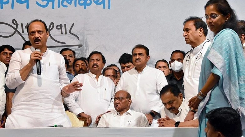 Ajit Pawar Meets NCP President Sharad Pawar for Third Time in Four Days