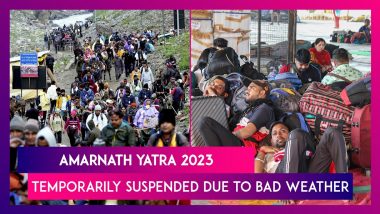 Amarnath Yatra 2023: Annual Pilgrimage Temporarily Suspended Due To Bad Weather As Heavy Rains Lash Many Parts Of Kashmir