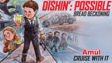 Mission Impossible Dead Reckoning Part One: Amul Gives a Shoutout to Tom Cruise’s MI7 With Cute Doodle (View Pic)