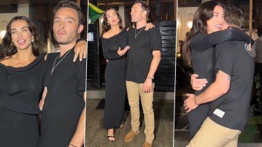 Amy Jackson and Boyfriend Ed Westwick Can’t Keep Their Hands Off Each Other As They Pose for Paparazzi (Watch Video)
