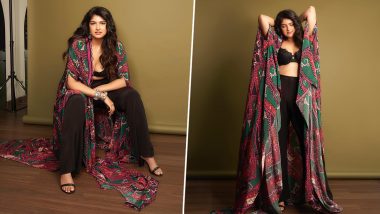 Anshula Kapoor Rocks Bralette With Matching Pants and Shrug As She Advises All to Choose Comfort First (View Pics)