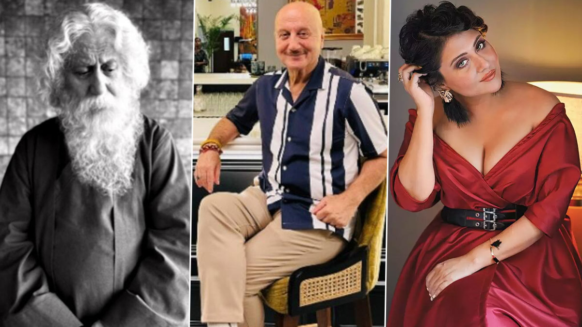 Anupam Kher Reacts to Swastika Mukherjees Criticism on His Look as Rabindranath Tagore, Says Dont Have Time to Waste on Random People LatestLY
