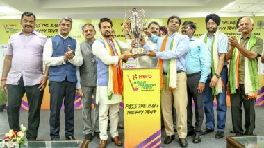 Sports Minister Anurag Thakur Unveils Trophy for Hockey Asian Champions Trophy 2023