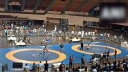 Asian Games 2023 Wrestling Trials Underway at IGI Stadium in Delhi
