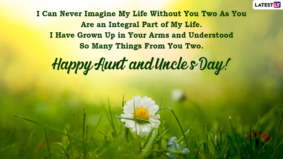 National Aunt and Uncle’s Day 2023 Wishes HD Images, Messages