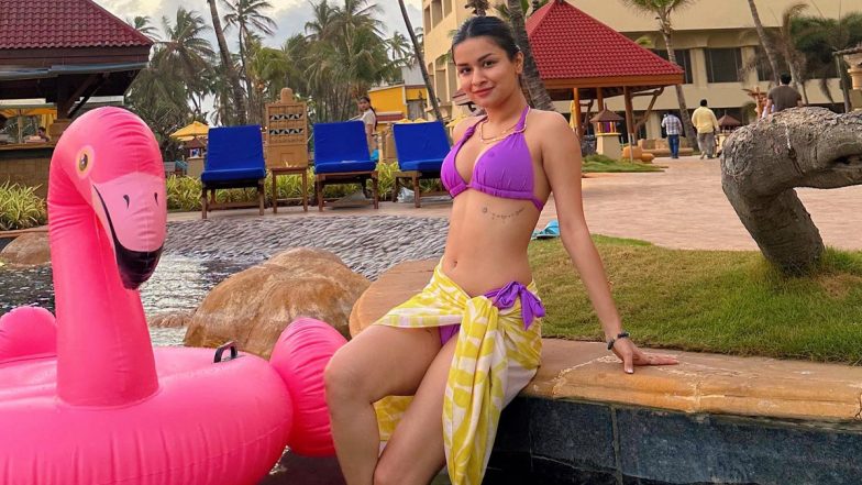 Avneet Kaur Turns Up the Heat in Purple Colour Bikini, Tiku Weds Sheru Actress Shares Irresistible Pool Pics on Insta!