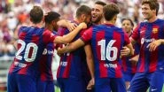 How to Watch Barcelona vs Almeria Free Live Streaming Online? Get Live Telecast Details of La Liga 2023&ndash;24 Football Match With Time in IST