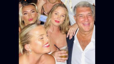 ‘Looks Like He Is Living Life…That’s My President’ Fans React After Picture of Barcelona Chief Joan Laporta Partying in Los Angeles Goes Viral
