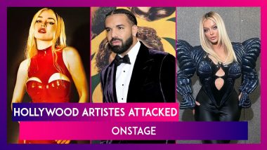 From Drake to Bebe Rexha, See Celebs Who Were Hit With Objects Or Attacked While Performing Onstage