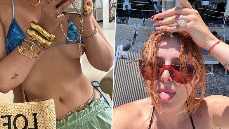 Bella Thorne Flaunts Her Hot Bod in Sexy Blue Bikini From Her Recent Beach Vacay, Shares Pics on Insta!