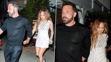 Jennifer Lopez and Ben Affleck Celebrate Their First Wedding Anniversary at a Plush Restaurant in Santa Monica (View Pics and Videos)