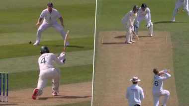 Ben Stokes Completes 100th Catch In Test Cricket, Achieves Feat By Dismissing Alex Carey During ENG vs AUS Ashes 5th Test 2023 (Watch Video)