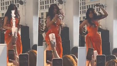 Cardi B Accused by Netizens of Lip-Syncing Her Performance After Video of Her Throwing Mike at a Fan Goes Viral!