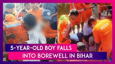 Bihar: Five-Year-Old Boy Falls Into 40-Feet Borewell In Nalanda; NDRF Rescues Child After Five Hours