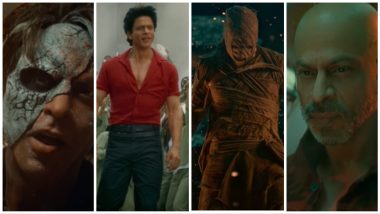 Jawan Prevue: From Massy 'Moon Knight' to That Bald Reveal, Decoding Shah Rukh Khan's Seven Avatars in Atlee's Film and What They Reminded Us Of! (View Pics)