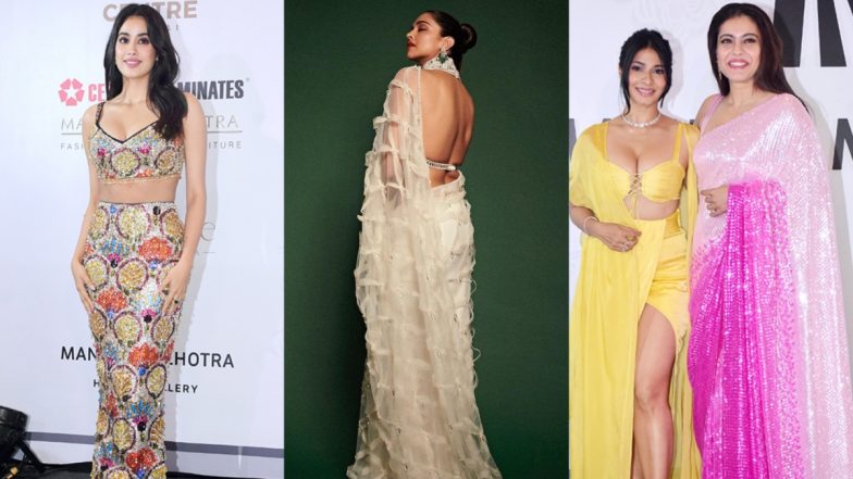 Manish Malhotra Bridal Couture Show: Janhvi Kapoor, Deepika Padukone &amp; Other Popular Celebs Arrive in Style for the Big Night!