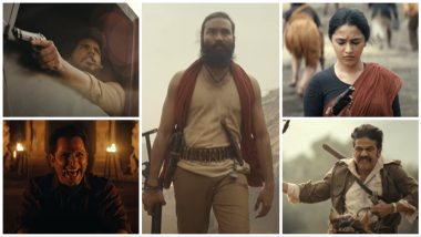 Captain Miller Teaser: A Rugged Dhanush Looks Dope in This Violent Glimpse; Also Watch Out for Priyanka Mohan, Sundeep Kishan and Dr Shivarajkumar (Watch Video)