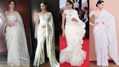 Deepika Padukone is a Sight to Behold in White Sarees; 5 Of Her Best Looks