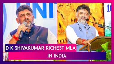 D K Shivakumar Is Richest MLA In India, Karnataka’s Deputy Chief Minister Has Assets Worth Rs 1,413 Crore