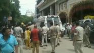 Delhi Building Collapse Video: Mother-Son Dies After Concrete Shed in Corridor of Building Collapses in Arihant Nagar