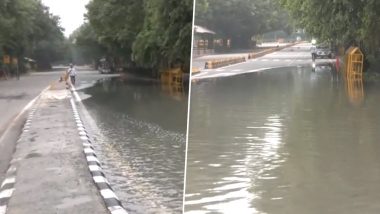 Delhi Flood Videos: Waterlogging Continues in Supreme Court Area, Rajghat and Several Other Parts of National Capital Due to Heavy Rainfall and River Yamuna's Overflowing; Commuters Affected