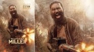 Captain Miller: Dhanush&rsquo;s Feisty Look From Arun Matheswaran&rsquo;s Film Unveiled! Makers Announce Time of Teaser Launch With the New Poster