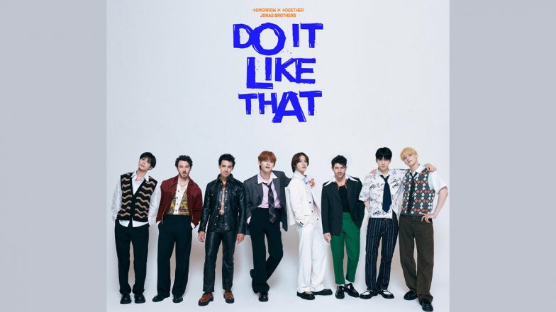 ‘Do It Like That’ Song: Jonas Brothers and K-Pop Band Tomorrow X Together Ooze Swag in This Concept Poster (View Pics)