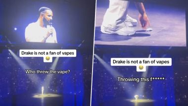 Drake Calls Out Fan for Throwing Vape at Him on Stage During His New York Gig