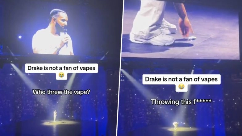 Drake Calls 0ut Fan Who Threw Vape at Him During Gig