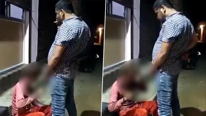 BJP Leader Pravesh Shukla Urinated on Tribal Man? Disturbing Video of Drunk Man Urinating on Adivasi Youth in Madhya Pradesh's Sidhi Goes Viral, CM Orders Strict Action Against Accused